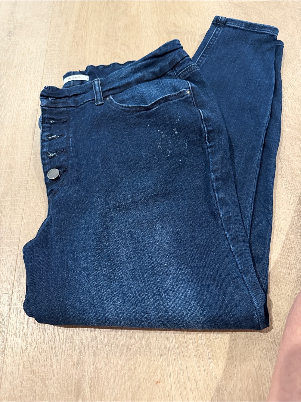 Maurices Dark Blue Skinny Jeans